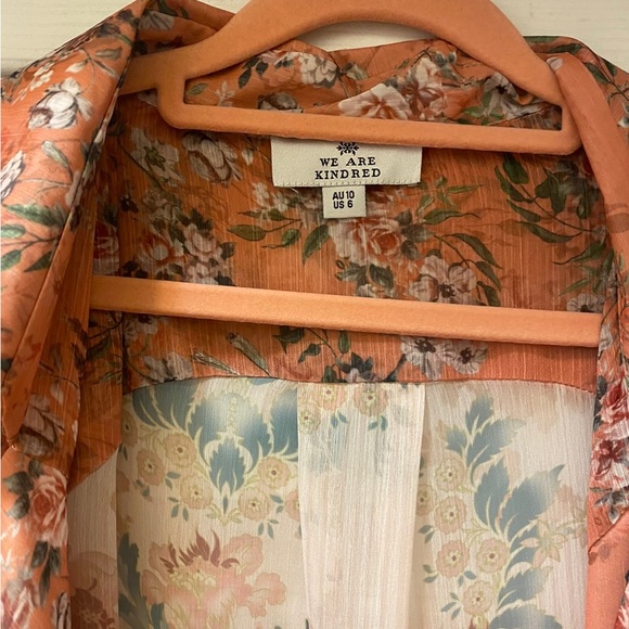 We Are Kindred Free People Destination Unknown Helene Patchwork Kimono Coat 6 - Picture 4 of 6